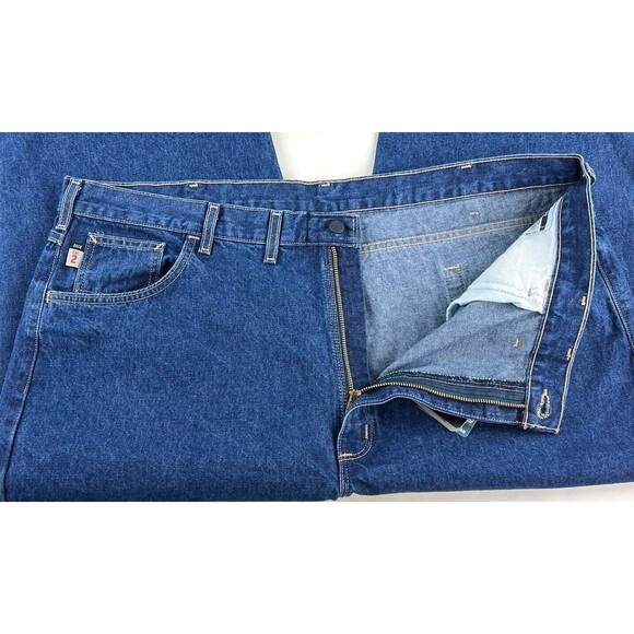 Carhartt Mens Flame Resistant Signature Denim Jean Relaxed Fit 44 X 33 Cat 2 NWT - Picture 8 of 11